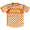 Orange & White Custom Checkerboard Soccer Jersey