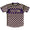 Purple & Gold Custom Checkerboard Soccer Jersey