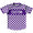 Purple & White Custom Checkerboard Soccer Jersey