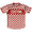 Cardinal Red & White Custom Checkerboard Soccer Jersey