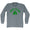 Rhode Island State Shamrock Tri-Blend Long Sleeve T-shirt