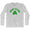 Rhode Island State Shamrock Cotton Long Sleeve T-shirt