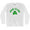 Rhode Island State Shamrock Cotton Long Sleeve T-shirt