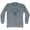 Scotland Lion Crest Tartan Army Soccer Adult Tri-Blend Long Sleeve T-Shirt