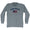 Team Bruce Over An American Flag Mens Tri-Blend Long Sleeve T-Shirt