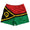 Vanuatu Country Flag Rugby Shorts