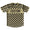 Vegas Gold & Black Custom Checkerboard Soccer Jersey