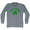 West Virginia State Shamrock Tri-Blend Long Sleeve T-shirt