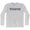 Wisconsin State Stencil Mens Cotton Long Sleeve T-shirt