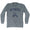 Wyoming State Tricycle Mens Tr-Blend Long Sleeve T-shirt